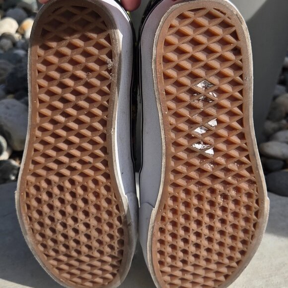 Vans Sk8-Hi Poppy Checkered Black Platform 2.0 Shoes W7 - Picture 4 of 4